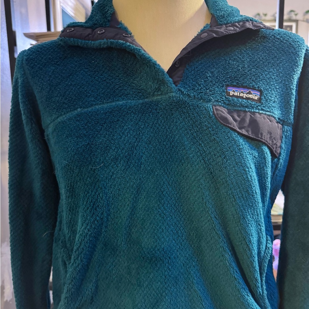 Patagonia Re-Tool Snap-T FleecePullover - Teal - Picture 2 of 8